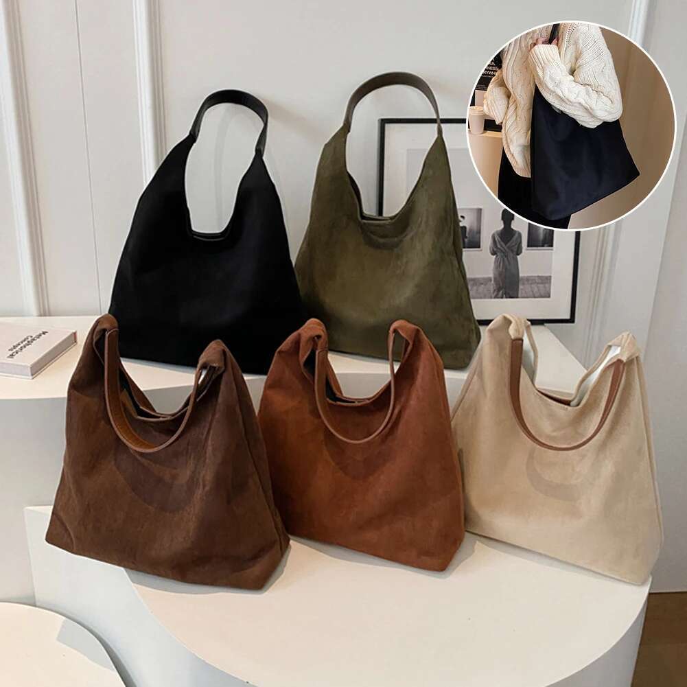 Slouchy Shoulder Women Fashion Anti-theft Tote Bag For Shopping