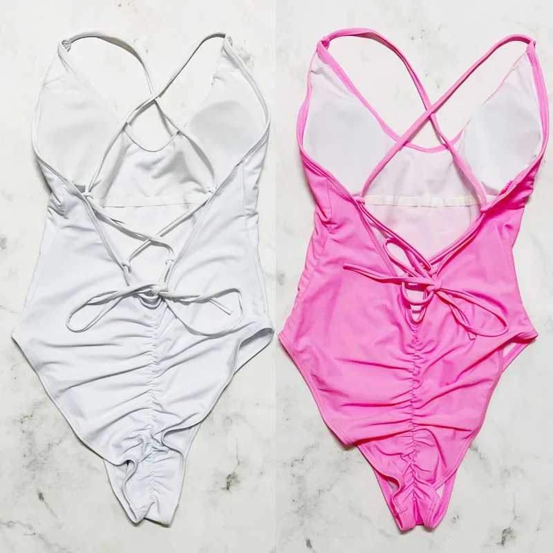 Sexy Padded one-piece swimsuit bride swimsuit womens team bride crown swimsuit women 2023 Bachelorette Party bikini swimsuitW250214