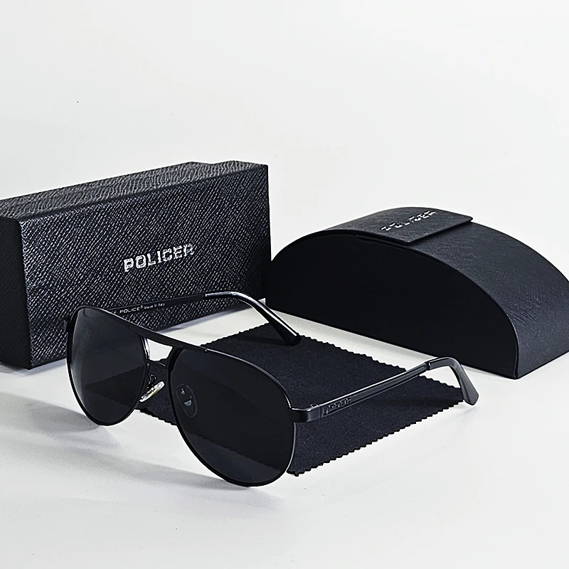 s Policer Sunglasses for Men Polarized Sun Glasses Travel Eyewears Classic Pilot Goggle with UV 400 Protection 8480 250213