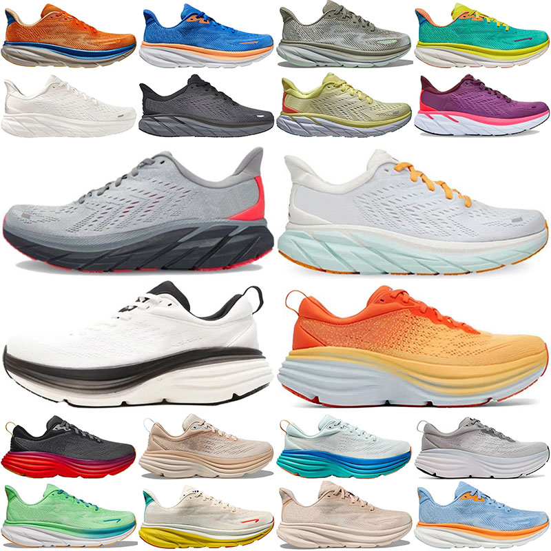 Clifton sneakers Designer running shoes men women bondi 8 9 sneaker ONE womens Challenger 7 Anthracite shoe breathable mens outdoor Sports Trainers eur 36-47