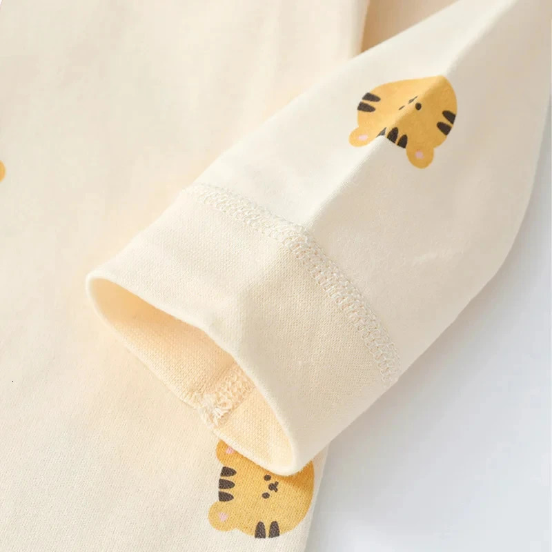 Autumn Baby Romper for Boys Girls Clothes Cartoon Bear Printed Jumpsuit born One-Pieces Onesie Korean Toddler Infant Outfit 250214