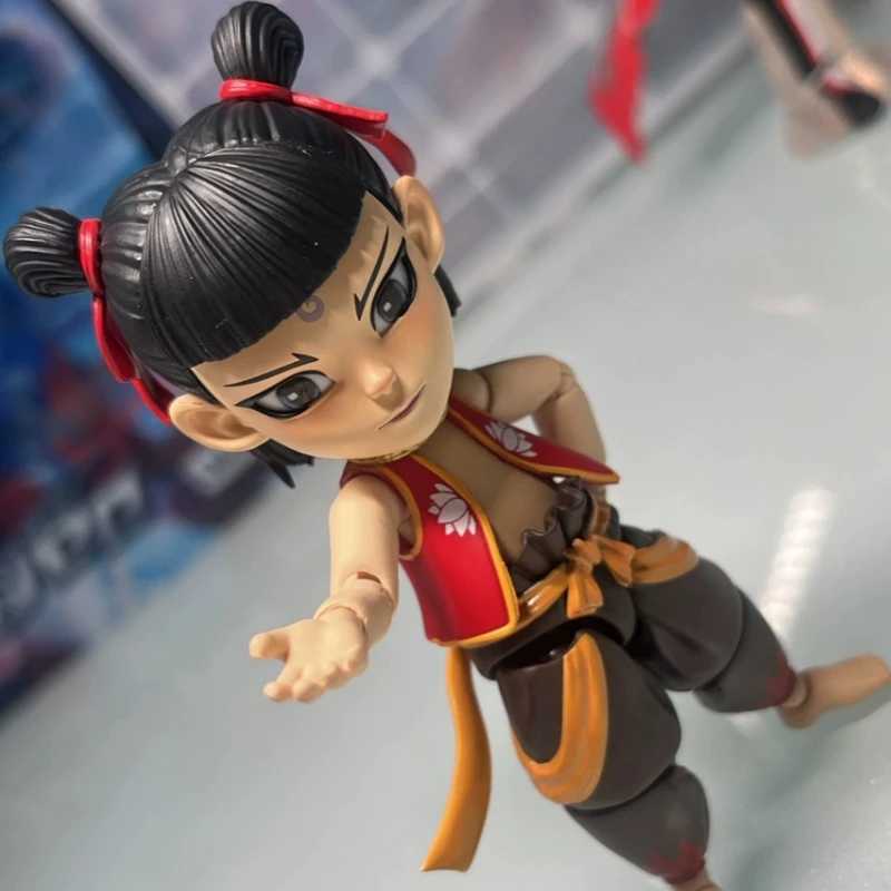 Nezha 2 Conquers The Dragon King Shf And Zha Ao Bing 2025 Movie Anime Figure Joints Mobility Desktop Collect Model Gifts Genuine X250214
