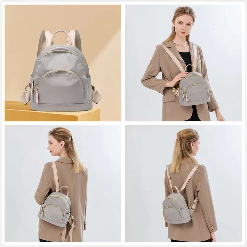 Small Travel Bag Woman Mini Cute Bags Oxford Fabric Backpacks For Girls Original Design Casual Canvas Bagbacks 2024 New Fashion