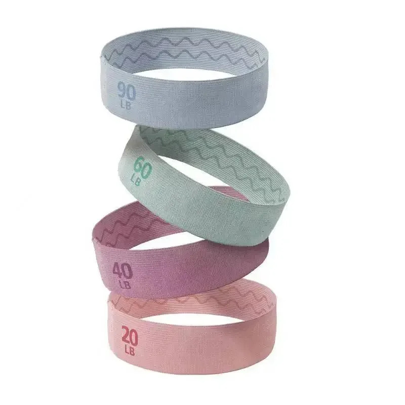 Hip Training Program Resistance Band Elastic Strength Round Female Fitness Male Exercise Stretch Ring Tension 250213