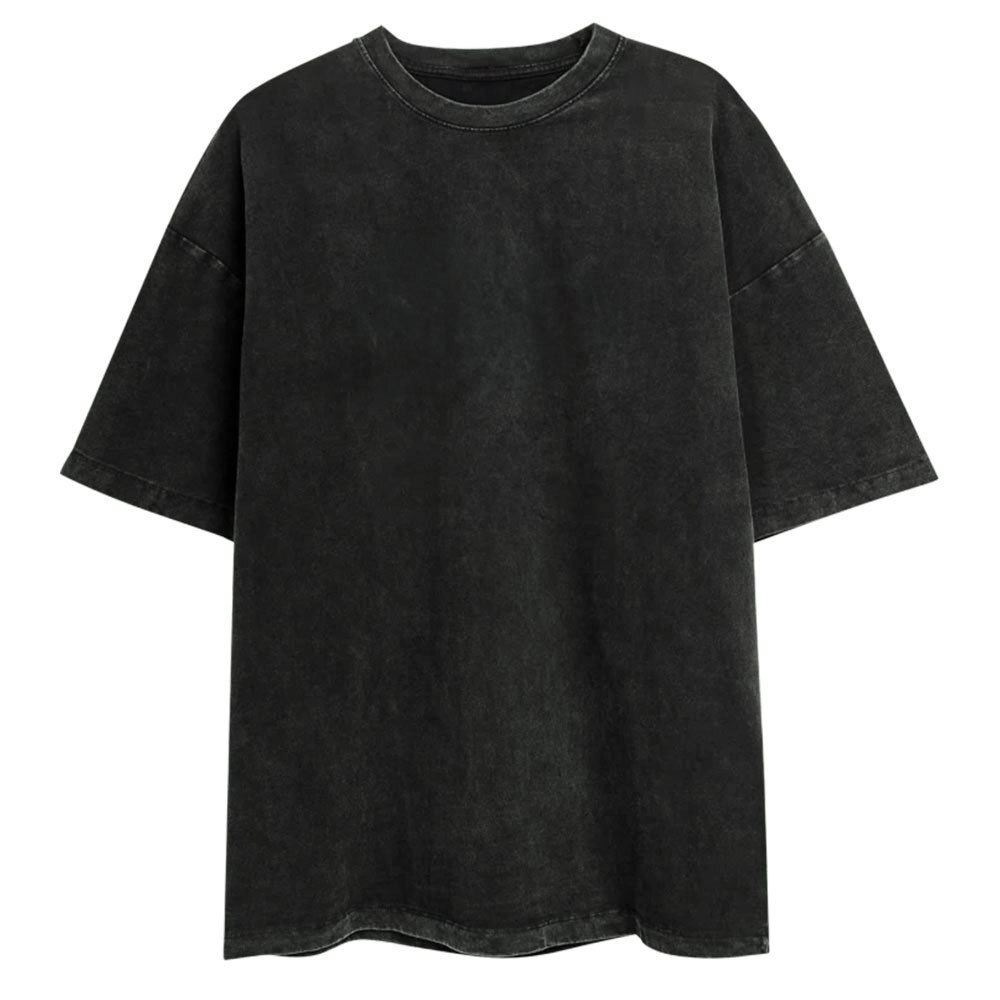 Designer Free Shipping Fashion Trend For Summer 2025 Wearing Loose Casual Round Neck Washed Fleece Short Sleeved T-shirt