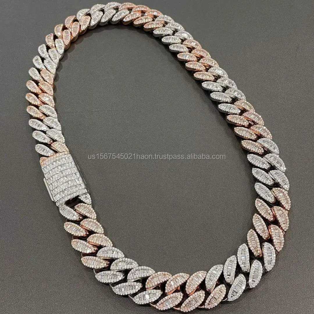 Custom Hip Hop Jewelry Crystal Moissanite Iced Out Men Letter Charms Cz Bling Pendant