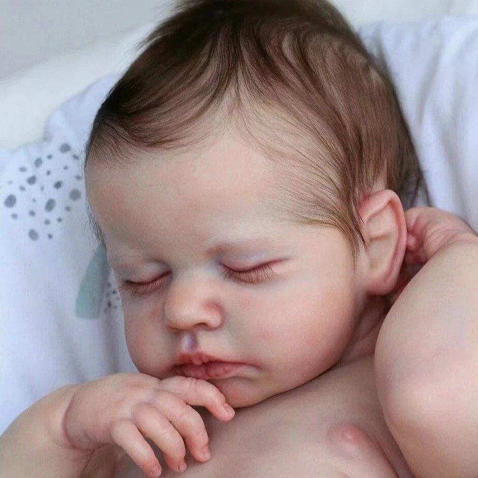 50cm Whole Body Silicone Vinyl LouLou Bebe Reborn Girl and Boy With Painted Visible Veins Handmade Lifelike Reborn Baby Doll 250214