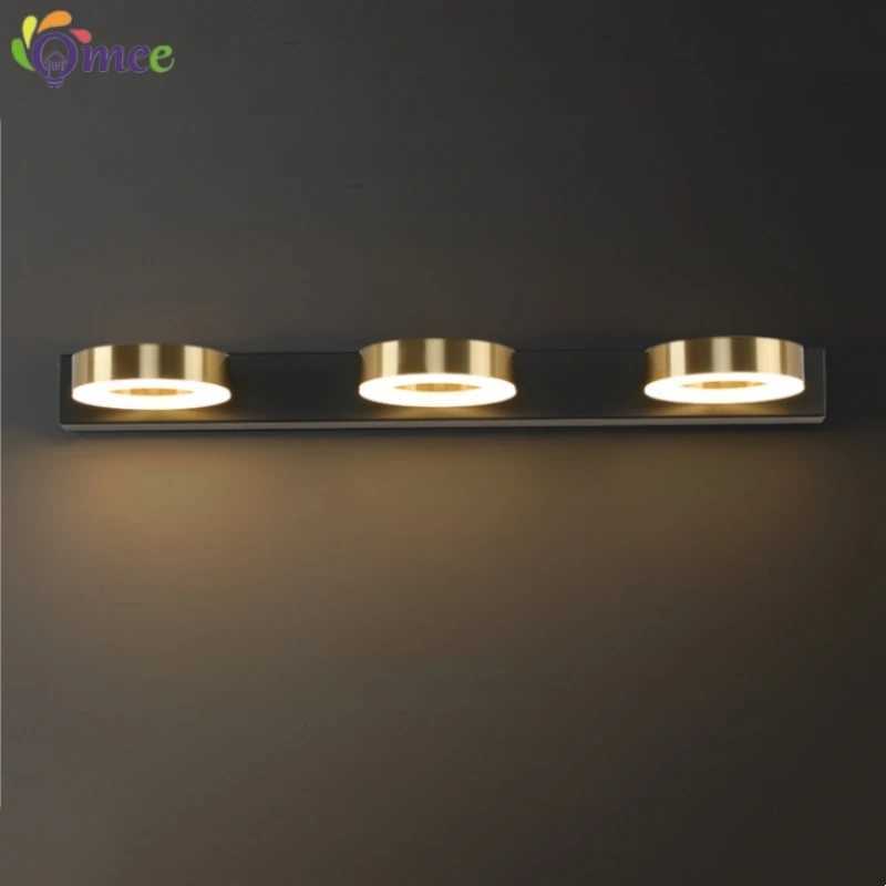 Nordic LED Wall Lamps Indoor Lighting for Mirror Front Lights Bathroom Mirror Cabinets AC220v Dressing Tables Vinaty Wall Lamp Z250214