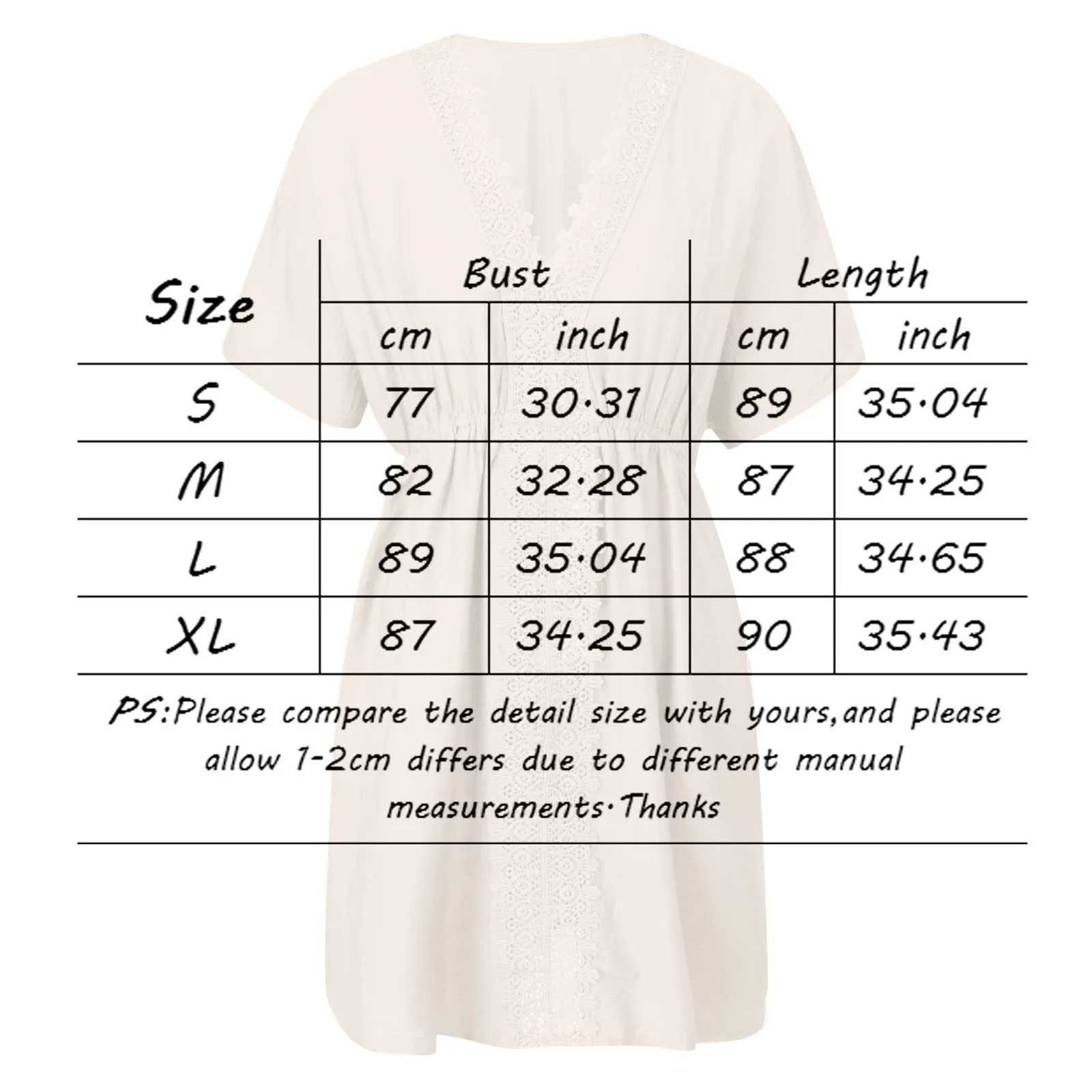 2025 New Solid Colors V Neck Lace Short Sleeve Tunic Beach Cover Up Cover-ups Beach Dress Beach Wear Beachwear Female WomenW250214