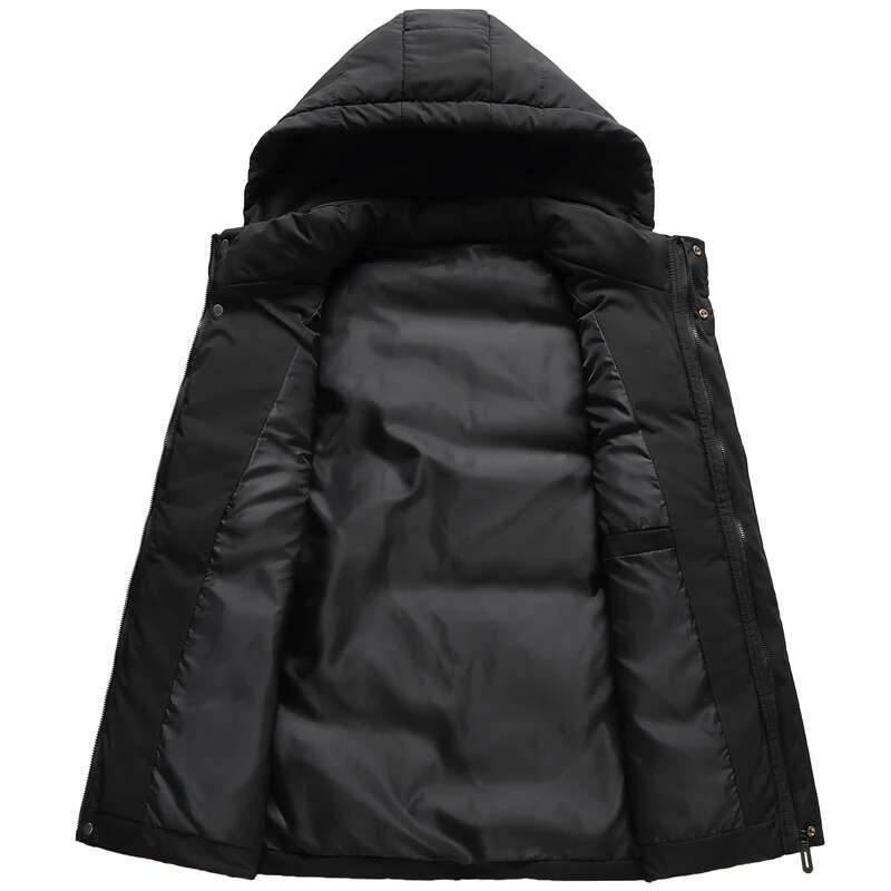 L-8XL Oversize Autumn Winter Vest 2023 New Thick Warm Hooded Sleeveless Jacket Men Casual High Quality Plus Size Waistcoat