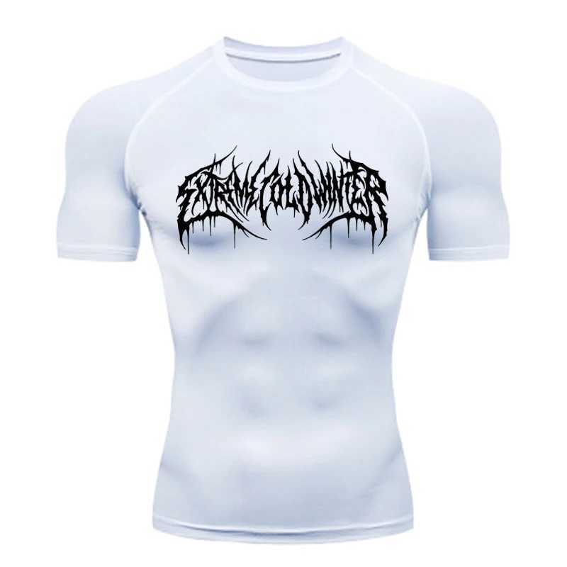 Mens Short Sleeve Rash Guard Compression Shirts Quick Dry Fitness Cycling Running T-Shirt Workout Training Underwear Gym Clothing W250214