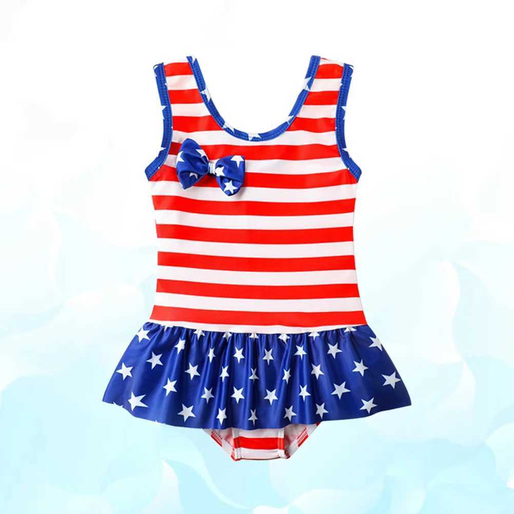 One-piece Girl Swimsuit Beachwear Swimming Costume Toddler Bathing ChildXJ250214