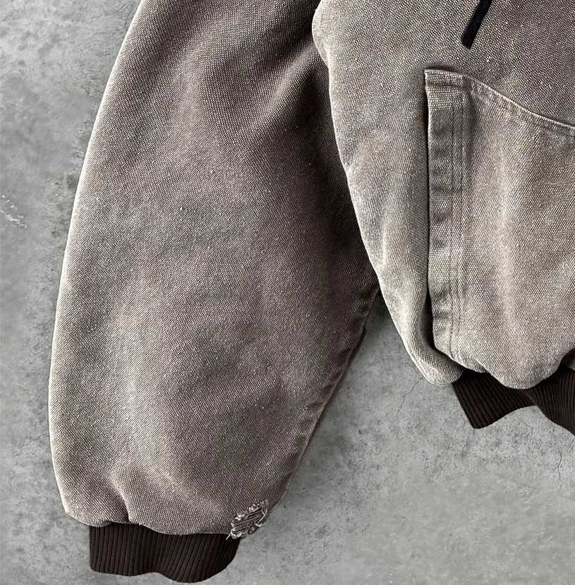 Street Star Simple Design Zipper Hoodie Male Cool Upper Body Embroidery Trend Brand Loose Fashion Zipper Sweater Female Rookie W250215