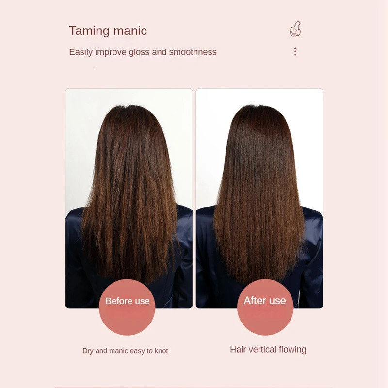 Wireless Hair Straightening Splint Straight Hair Stick Portable Straight Curling Stick Inner Buckle Bangs Styling Tool B 250214