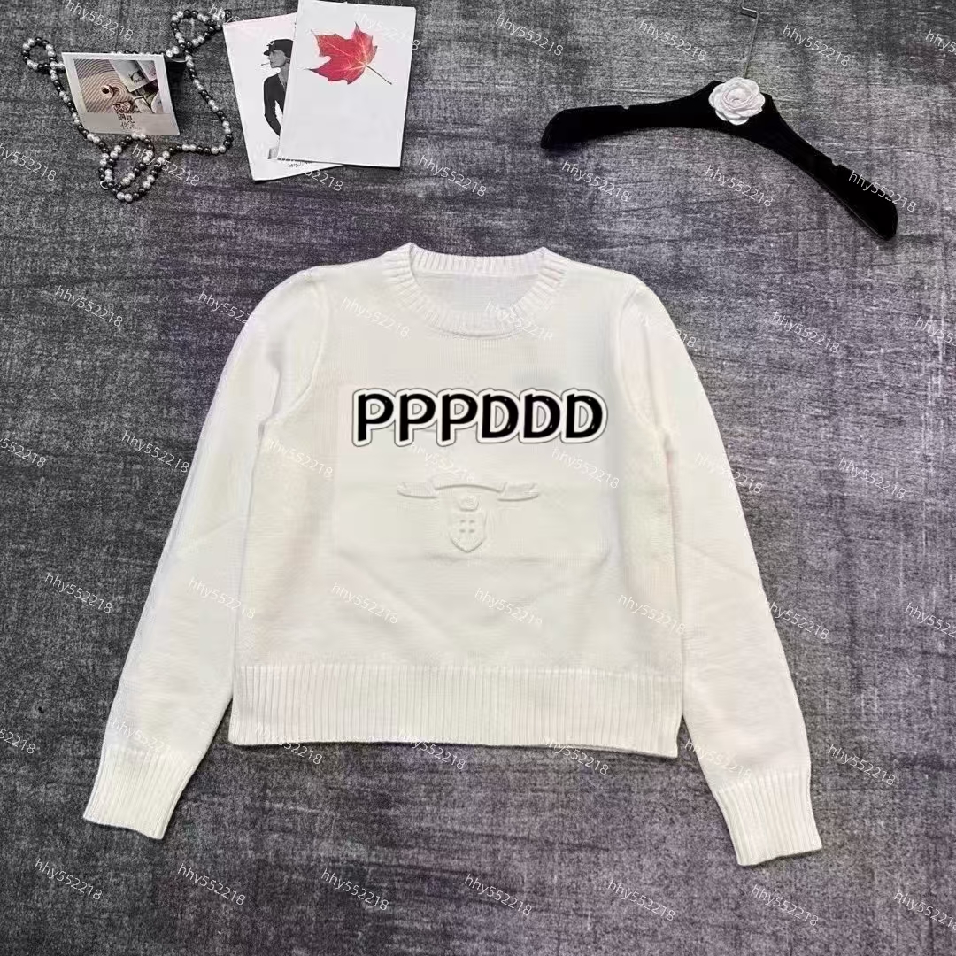 Designer Women's Sweater Hoodie Jacquard Pattern Knitted Classic Letter Knitted Fabric Autumn/Winter Warm Hoodie Knitted Sweater JacketAAA