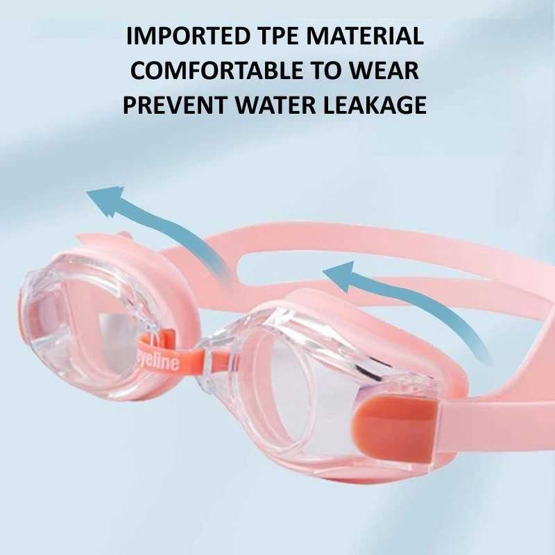 Anti Fog Myopia Swimming Goggles for Adults Kids Professional Pool Glasses Optical Waterproof Eyewear Adjustable Nasal Frame Z250215