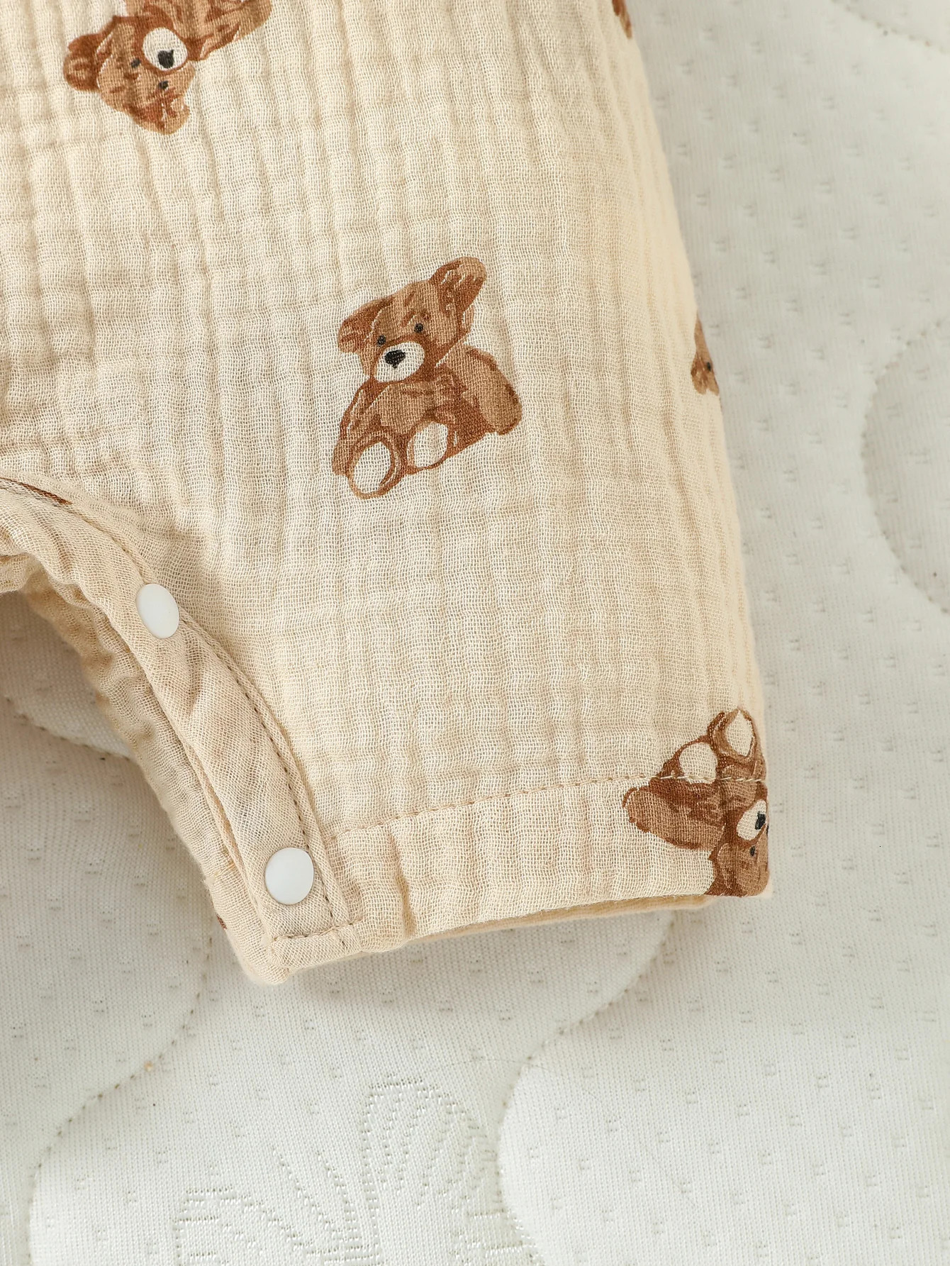 Cotton Soft Baby boys summer Sleeveless cute cartoon animals printed Daily Jumpsuit 250214