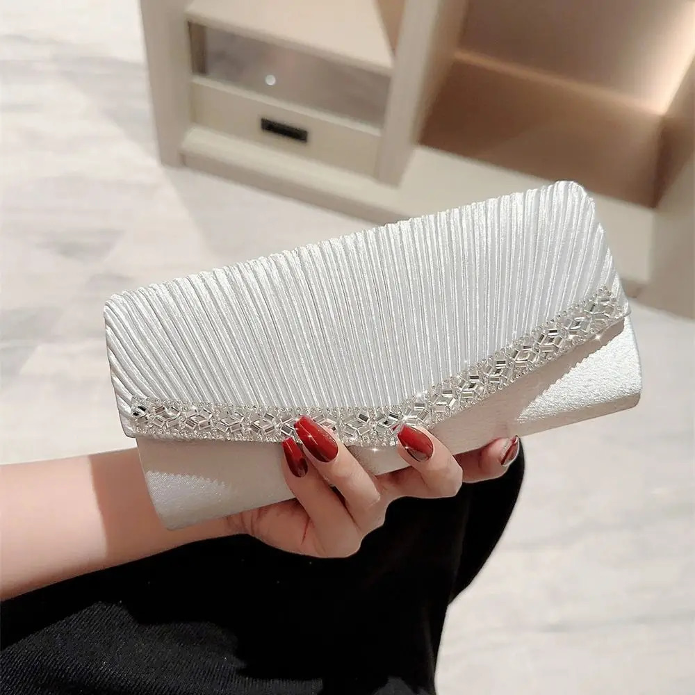Fashionable womens evening bag sequin clutch sparkling banquet handbag chain shoulder wedding party wallet 250213