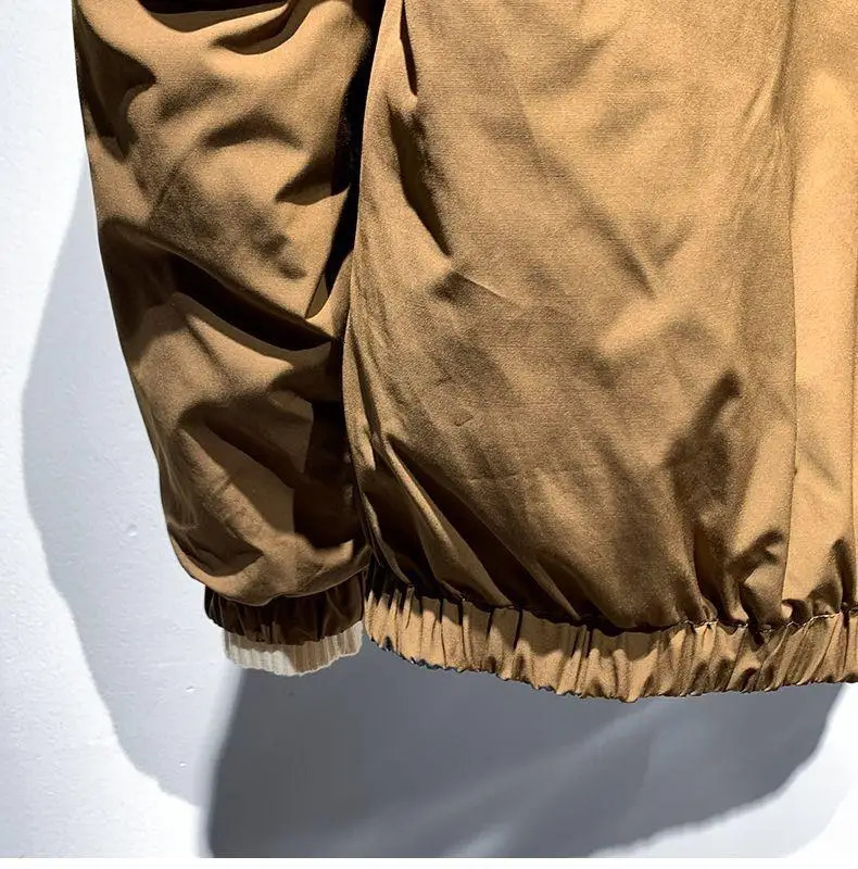 American casual fashion version workwear spliced sports jacket n feels like a mens 250212