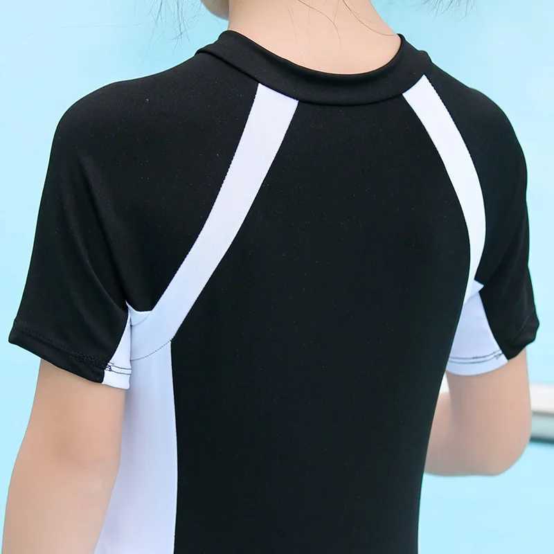 Childrens Swimsuits for Small and Medium-sized Kidsren Girls One-piece Sports Swimsuits Fashionable Swimming Suit BeachwearXJ250214