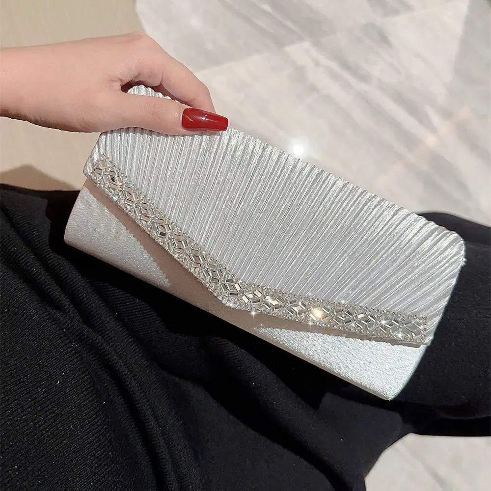 Fashionable womens evening bag sequin clutch sparkling banquet handbag chain shoulder wedding party wallet 250213