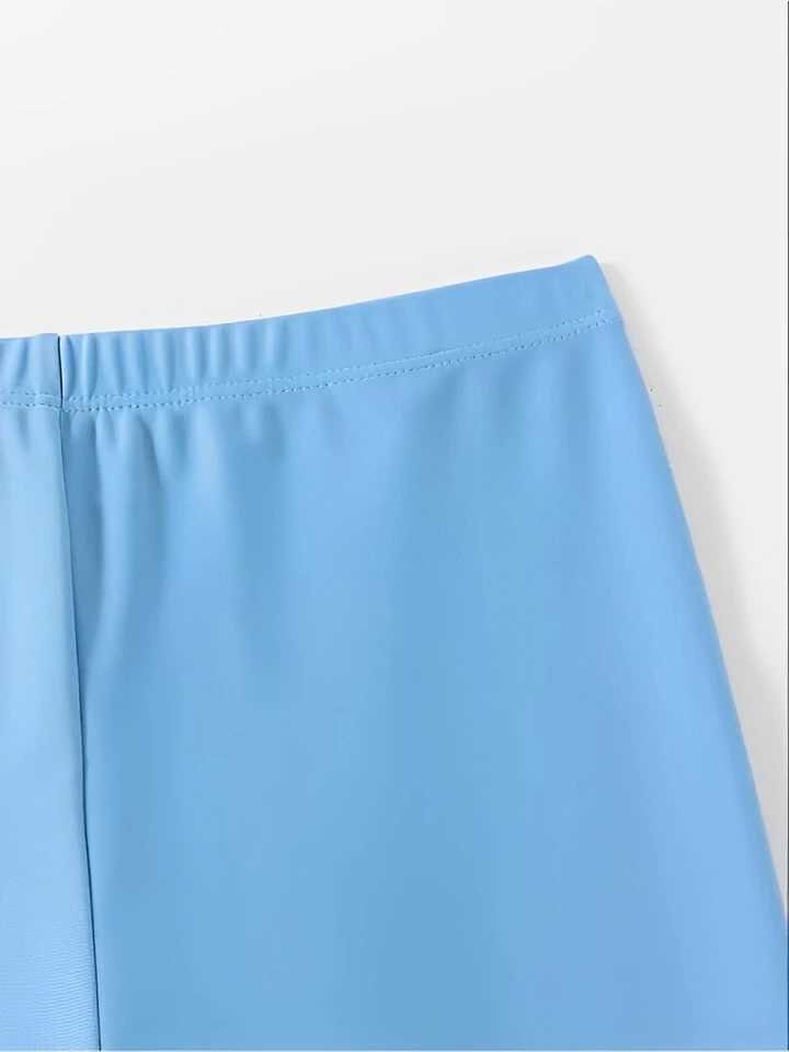 2025 3 Pieces Girls Swimsuit Kids Swimwear Female Long Sleeve Beach Dress Pants Childrens Bathers Bathing Swimming Swim SuitXJ250214