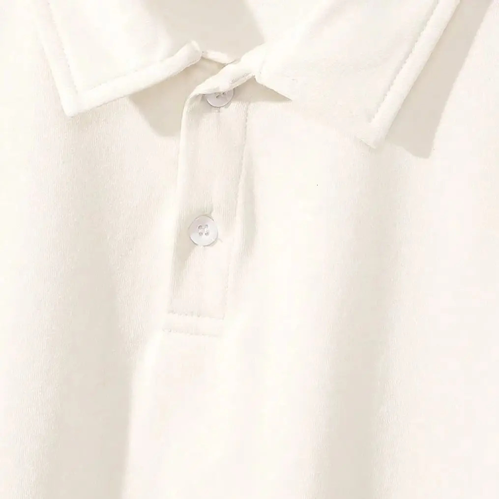 Childrens solid color POLO shirt boy handsome fashion sports T-shirt girl lapel casual and comfortable half sleeve. 250213