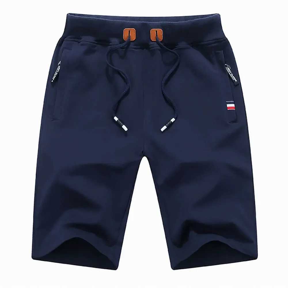 Mens Casual Shorts New Summer Male Fashion Casual Short Mens Solid Color Fitness Breathable Shorts Men Drawstring Shorts W250215