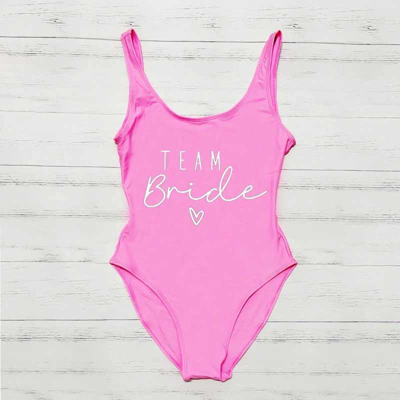 S-3XL Gold Print Team Bridal One Piece Swimsuit Team Womens Swimsuit Single Party Swimsuit Summer Beatles SwimsuitW250214