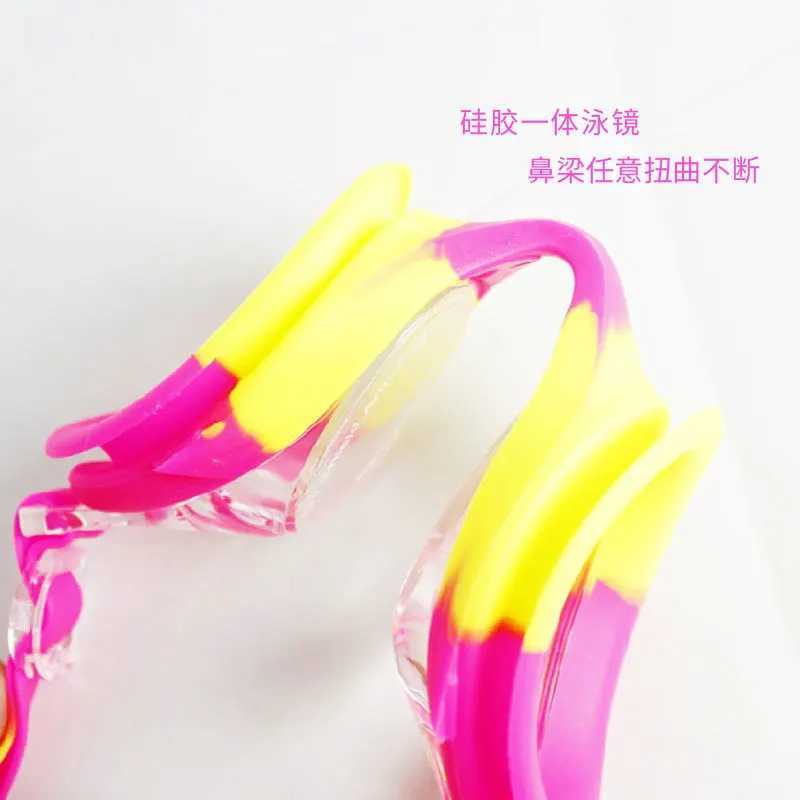 Childrens Swimming Goggles Waterproof Anti-fog Anti-UV PC Professional Sports Childrens Swimming Goggles Adjustable for Comfor Z250215
