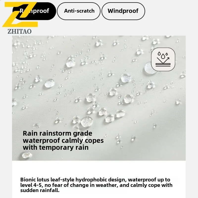 Jacket Mens Waterproof Trendy Sports Multifunctional Splicing Windbreaker Autumn Male Casual Camping Loose Hooded Coat 250210