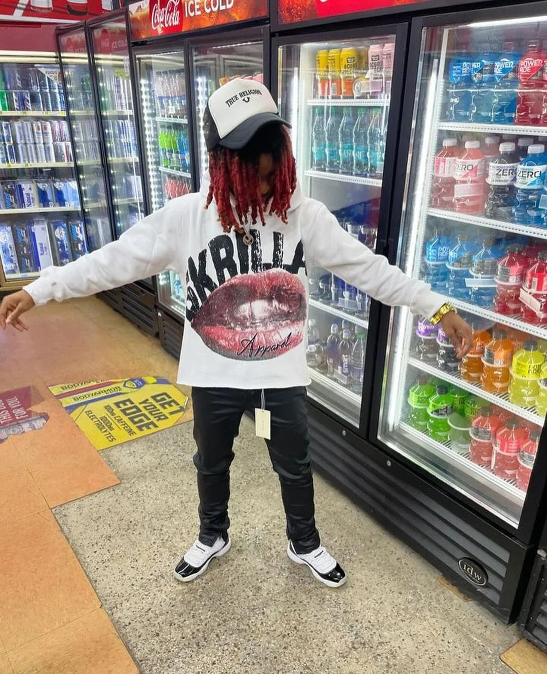 Mouth Print Long Sleeve Hoodie Y2k Clothes Harajuku Sweatshirts Gothic Streetwear Hoodies Sportswear Mens and Womens Top Kpop 250213