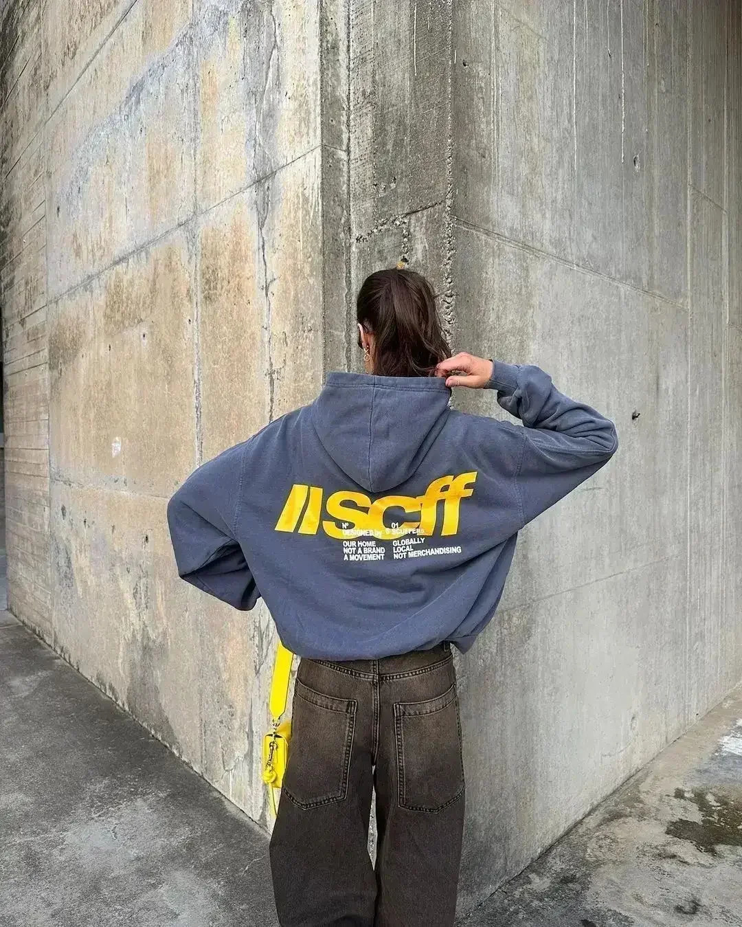 Scuffer High Street Oversized Sweatshirt Grunge Hoodies Women Harajuku Hoodie Goth Y2k Tops Goth Streetwear Gothic Clothes 250214
