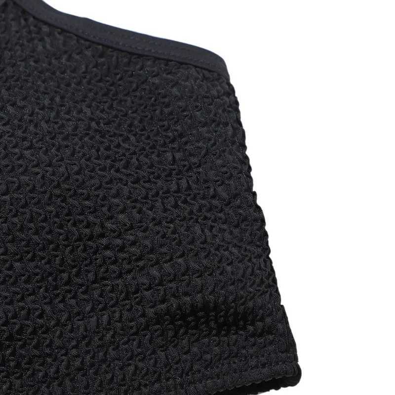 Summer Children Swimwear Girls Solid Fashion Cool Two Piece Swimsuit Kids Teenager Bikini Set Bathing Suit Seaside Beach WearXJ250214