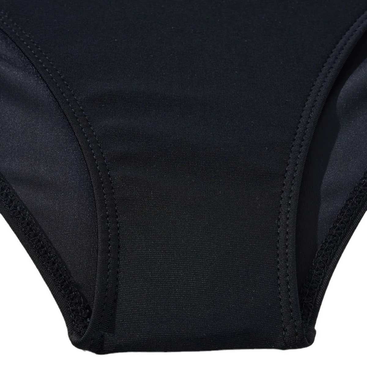 Girls 3pack Letter Print Sports Bikini Kids Swimsuit High Waist Shorts 8-12 Years Childrens Swimwear 2025 Teens Bathing SuitXJ250214