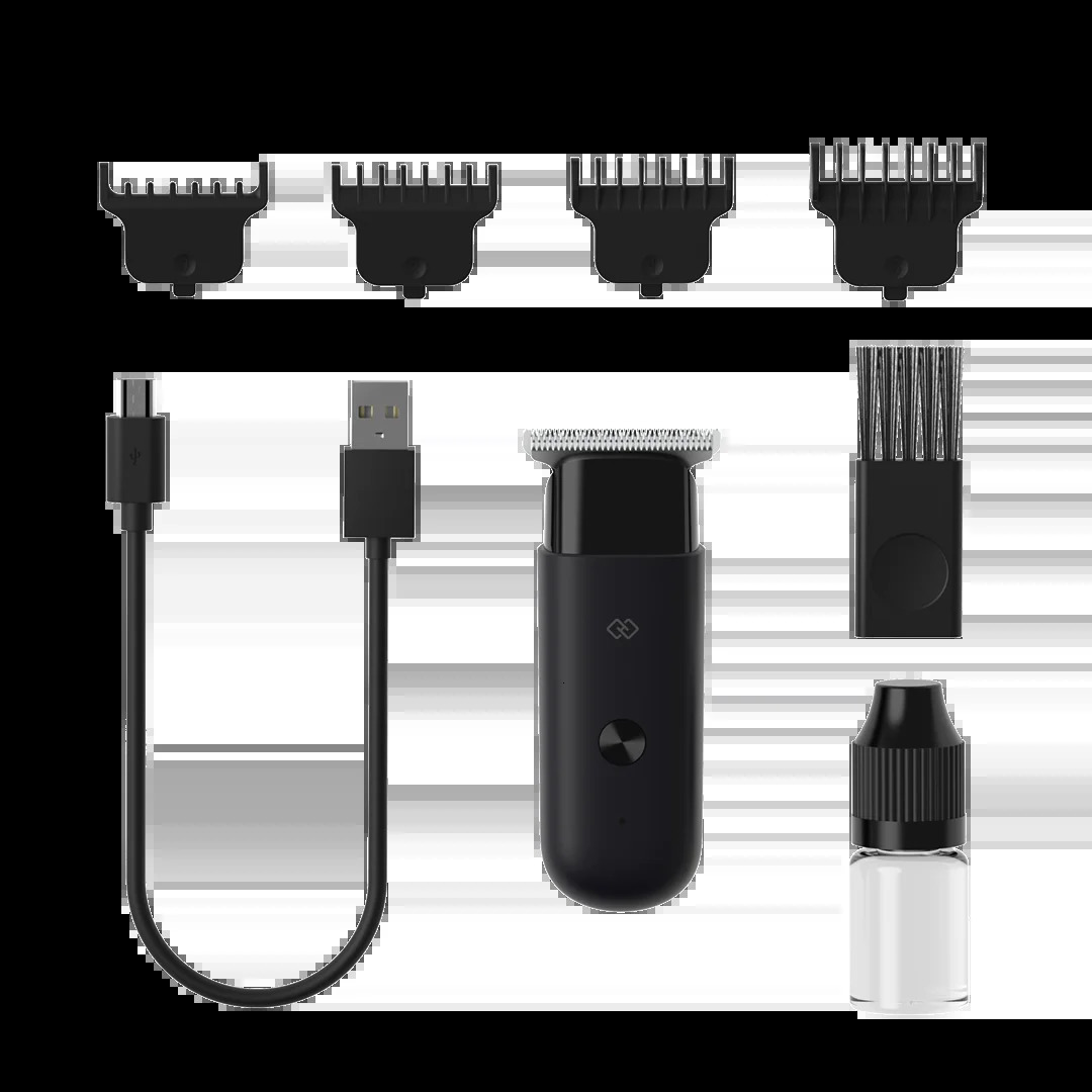 Xiomi youpin mini Hair Trimmer Hair Clipper Professional Trimmer for Men IPX7 Waterproof Beard Trimmer Cordless Electric Cutting 250214