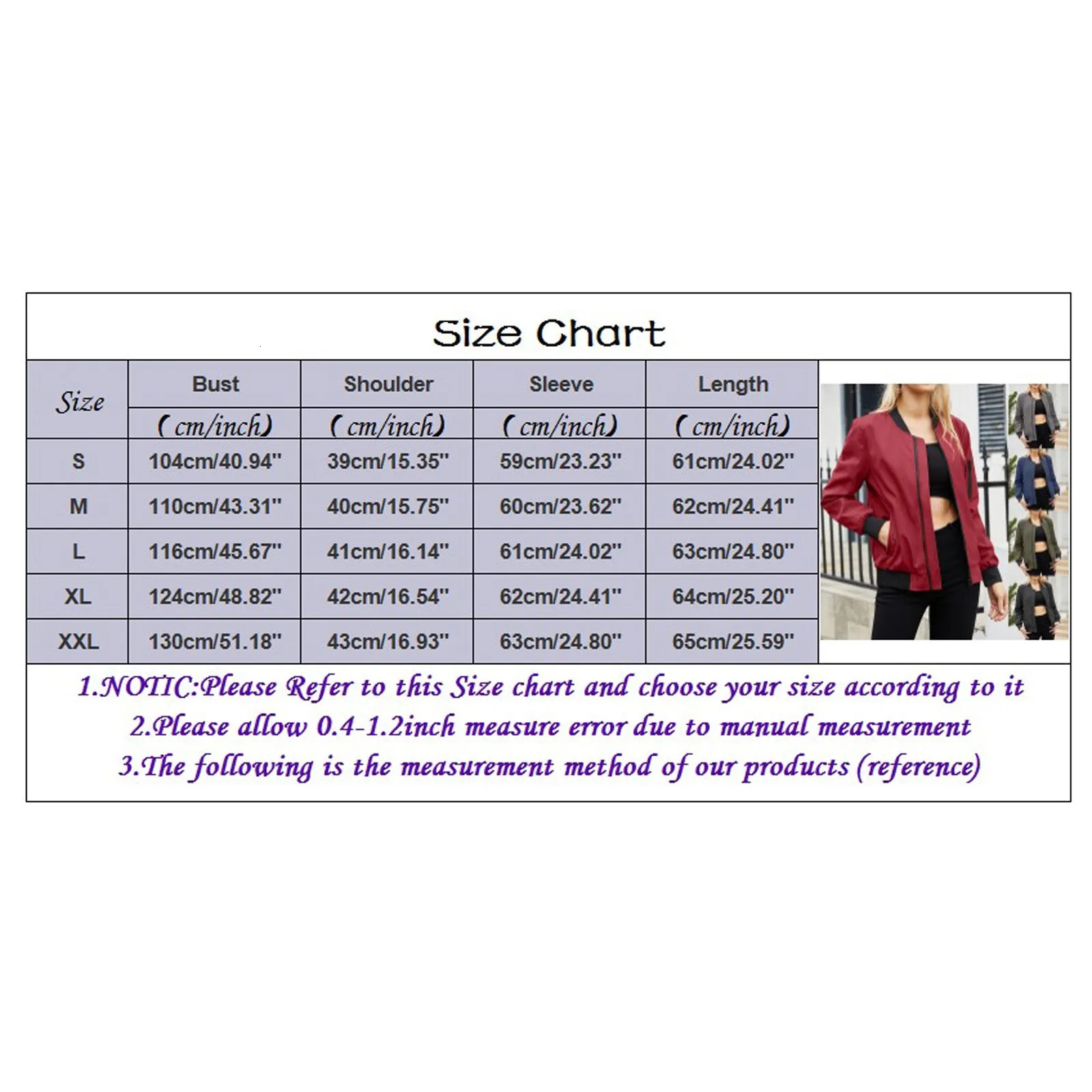 Womens Fashin Bomber Jacket With Pockets Solid Zippered Long Sleeve Tops Windproof Streetwear Chic Female Outerwear 250211