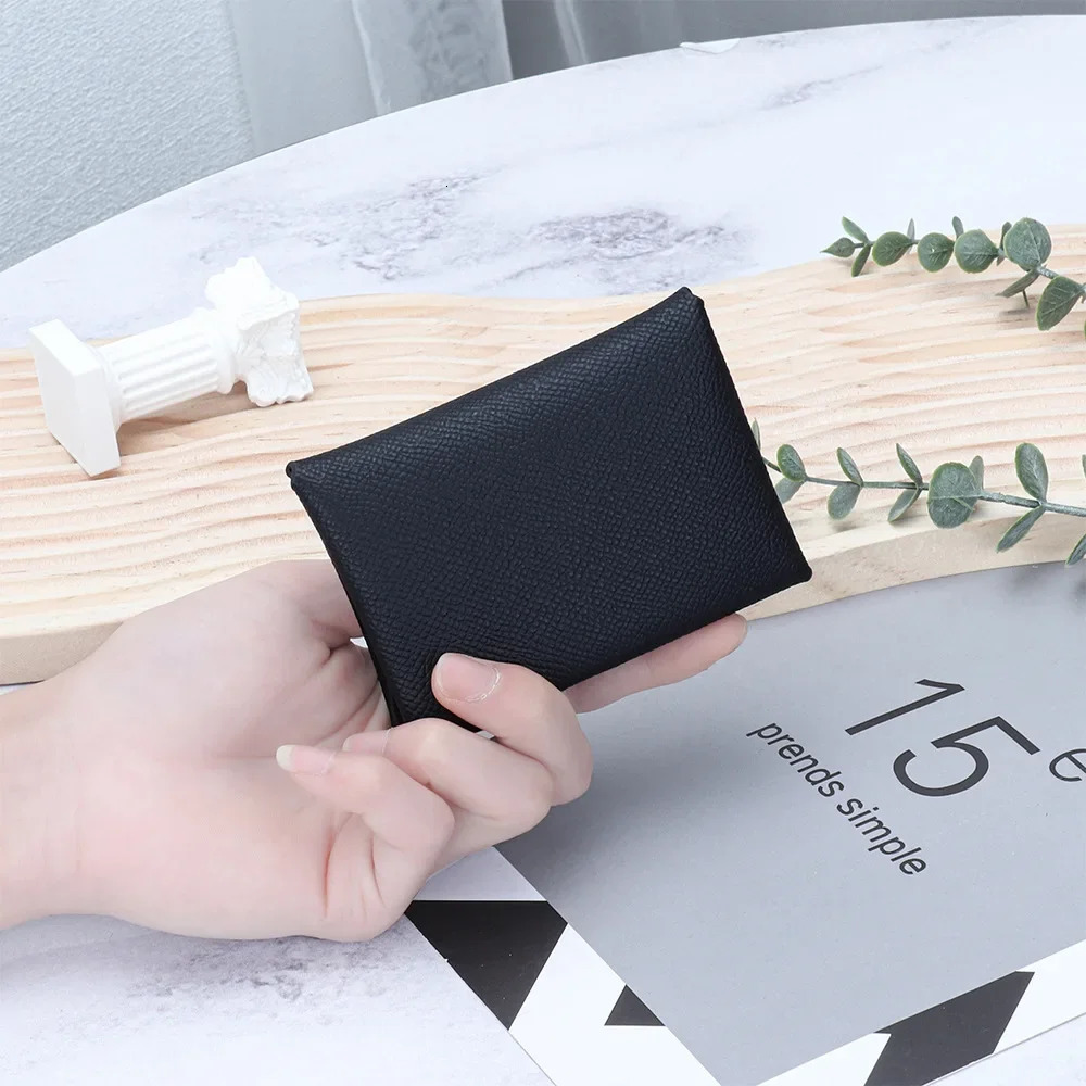 Mini Coin Purse Genuine Leather Small Coin Wallet Genuine Leather Hasp Coin Purse Pouch Change Holder Card Holder for Men Women 250207