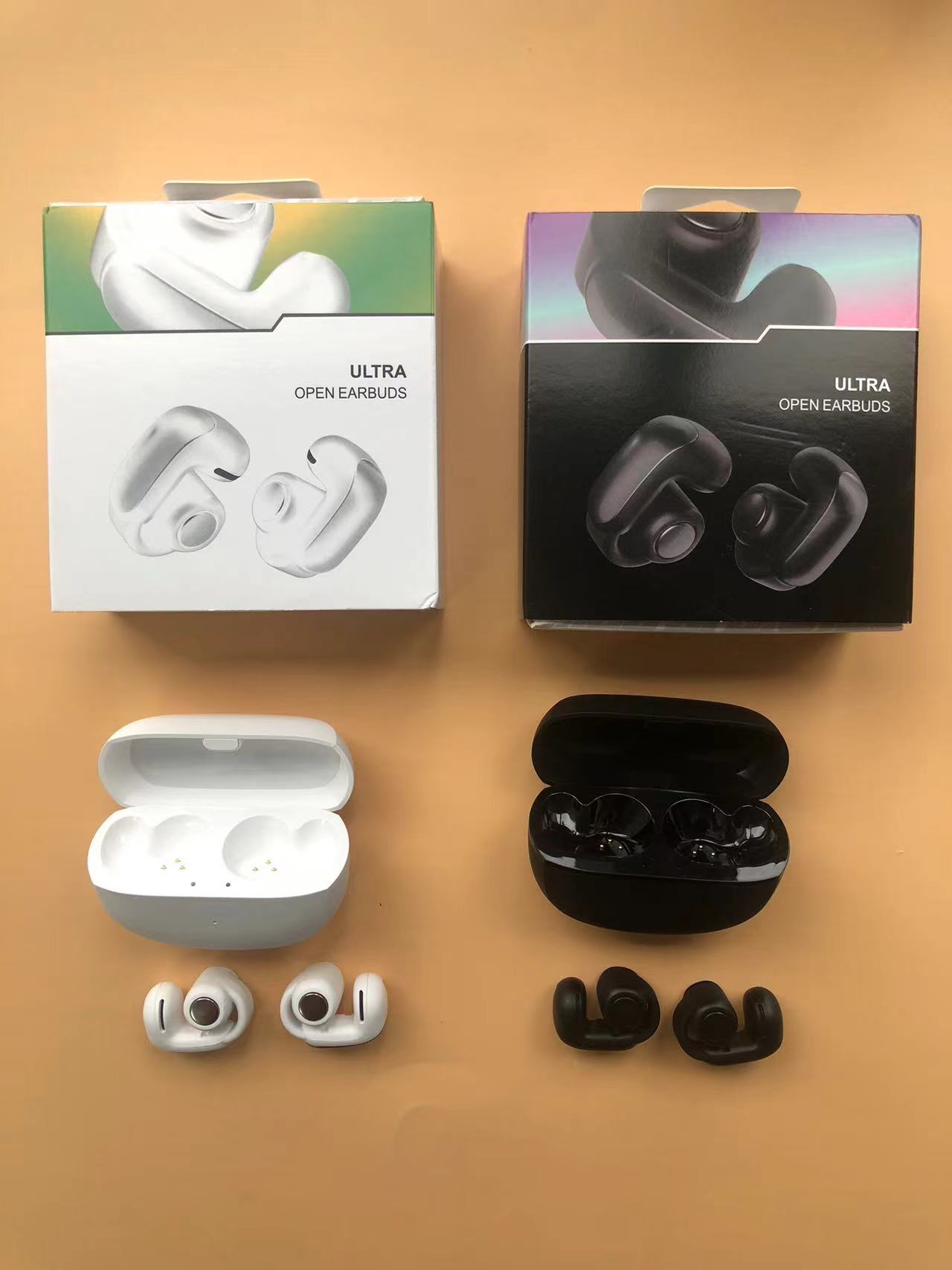 Open Earbuds True Wireless Comfortable Ear Hook Bluetooth 5.3 Earphone TWS Wireless Secure Fit Open Earclips