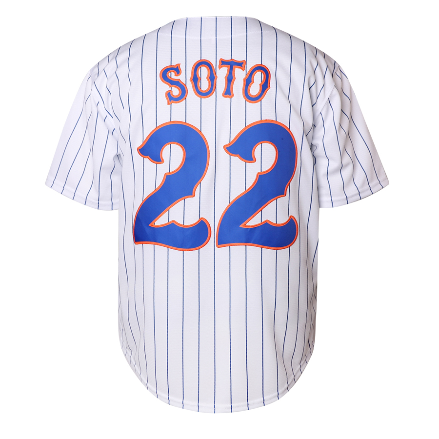 22 Soto Baseball Jersey Alonso Baty Piazza Diaz Holmes Custom any name any number stitched Men