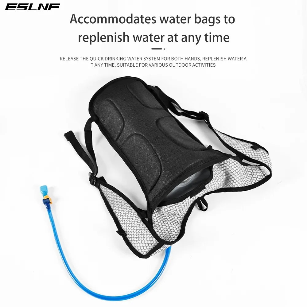 ESLNF Bike Bags Portable Water Backpack Large Capacity Cycling Water Bag Outdoor Sport Climbing Hiking Pouch Hydration Backpack 250214