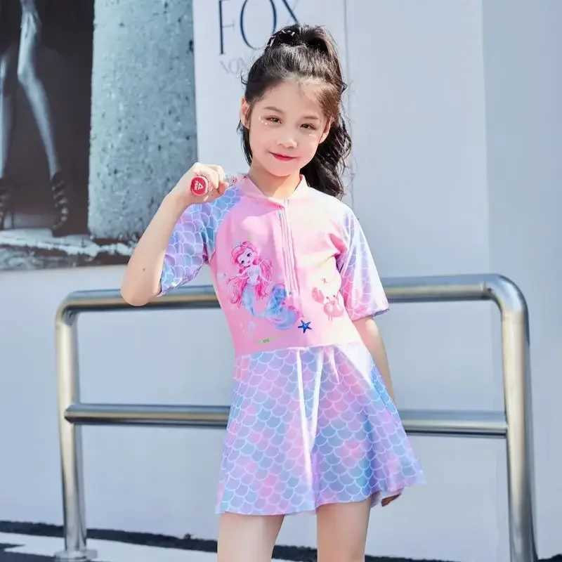 In Various Sizes From Toddler To Big Girls Girls One-Piece Swimsuits for Dancing and SportsXJ250214