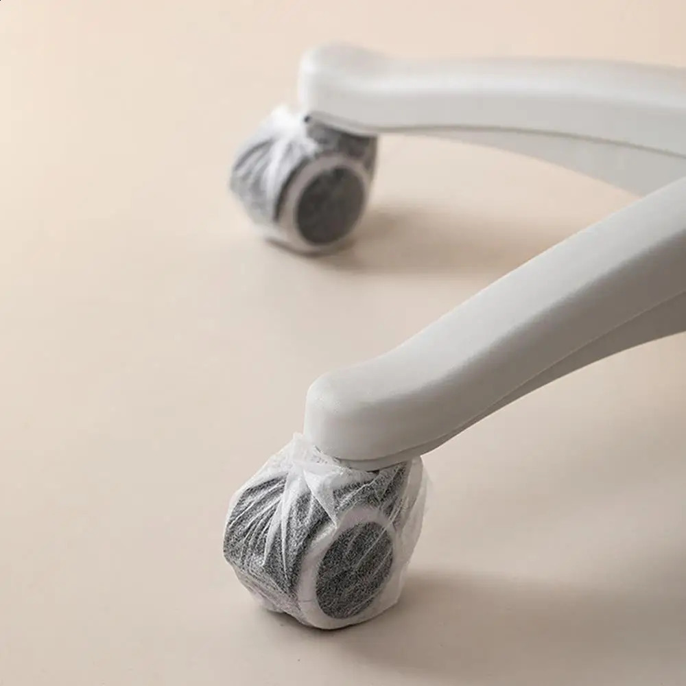 80Pcs Disposable Luggage Wheels Protector Anti-slip Wear-resistant Suitcase Wheels Protection Cover Elastic Reduce Noise 250214