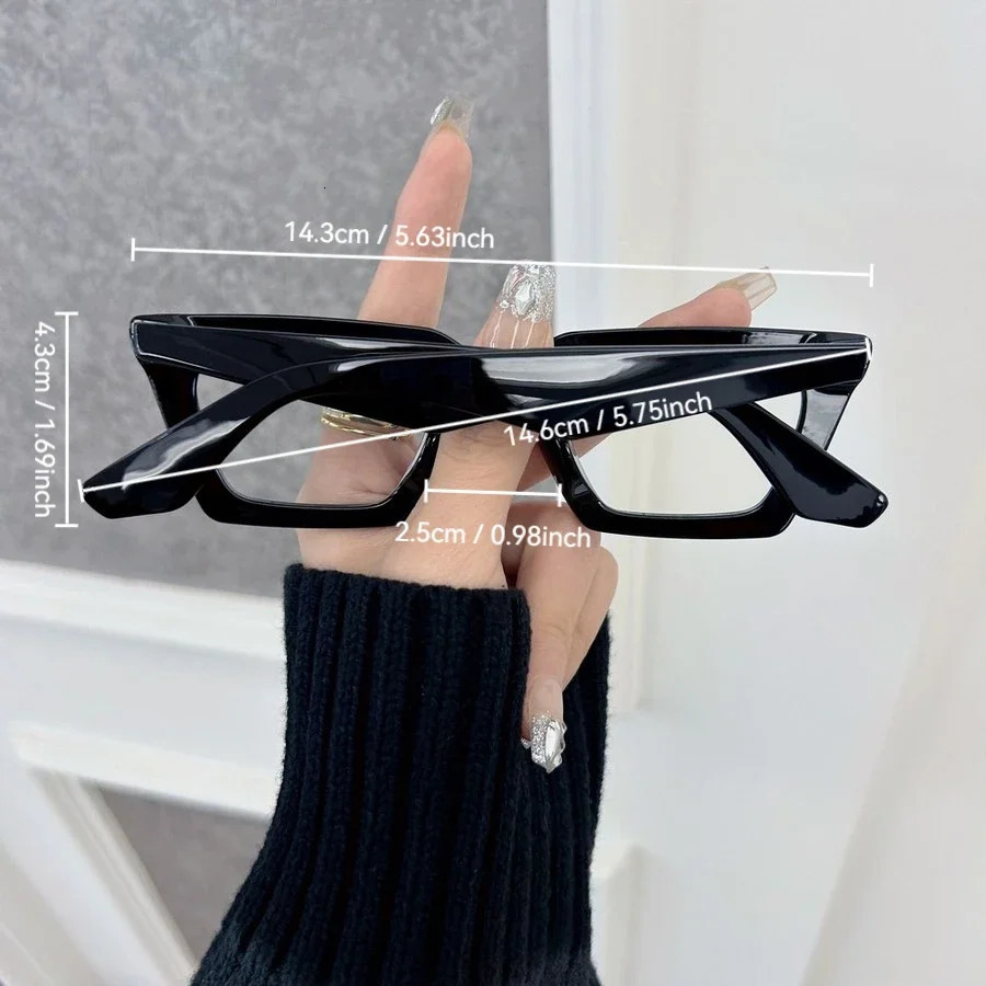Fashion Elegant Square Eyeglasses Frame Men Transparent Clear Optical Casual 250114
