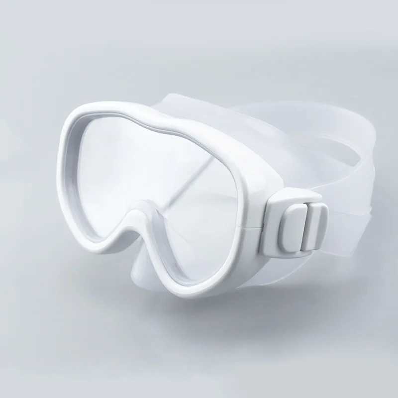 Kids Diving Mask Swim Mask Snorkeling Goggles Professional Gear with Nose Cover for Diving Pool Swim Universal Z250215