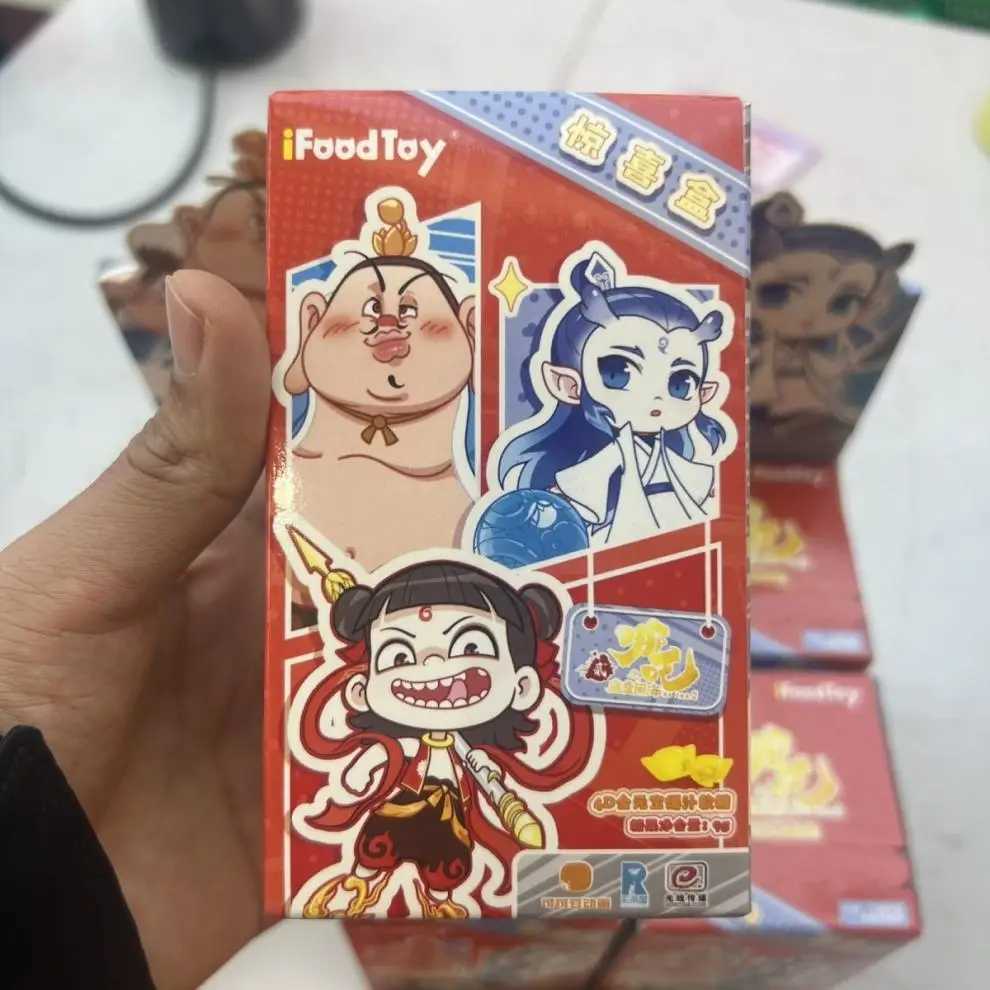 In Skock Blind Box Nezha Devil ChildS Sea Series Of Figure Ornaments Genuine Authorized Movies Save Birthday Gifts -1 Free shipping