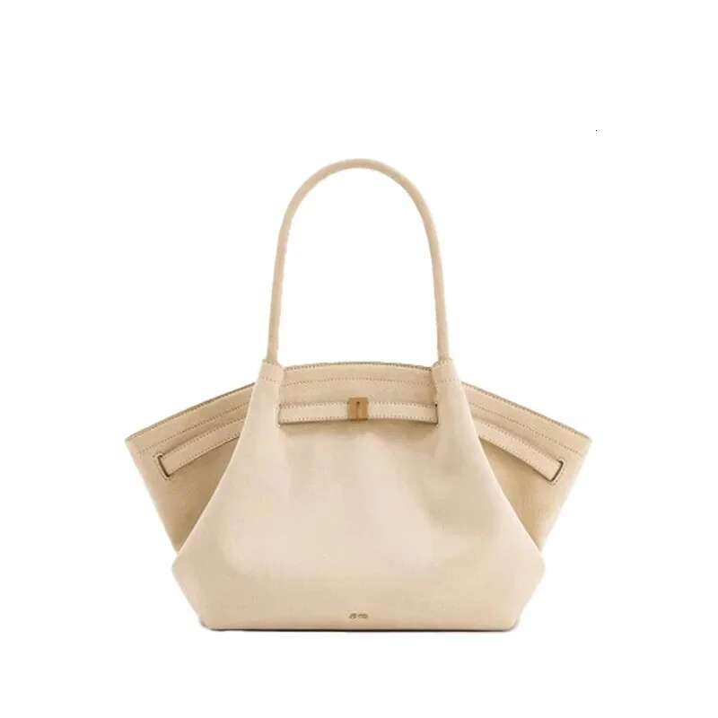 Large Size Chamois Leather Commuter Single Shoulder Slant Cross Underarm Tote Bag For Women Motorcycle Equipment Genuine Leather Gender Neutral BagVoy
