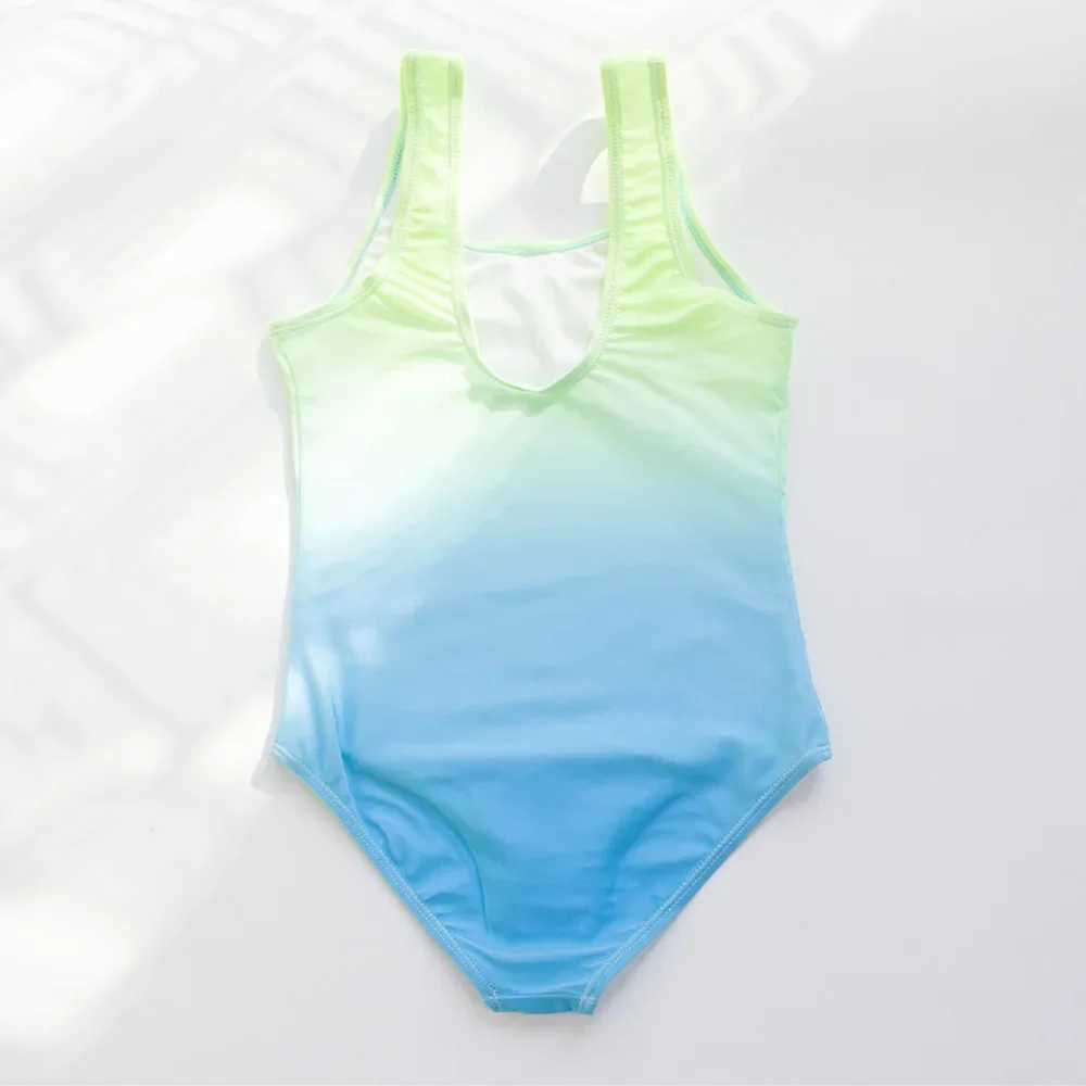 Kids Bathing Suits Girls One Piece Swim Suit printing letter Children Swimwear For Girls Infant Swimsuit Child Summer BikiniXJ250214