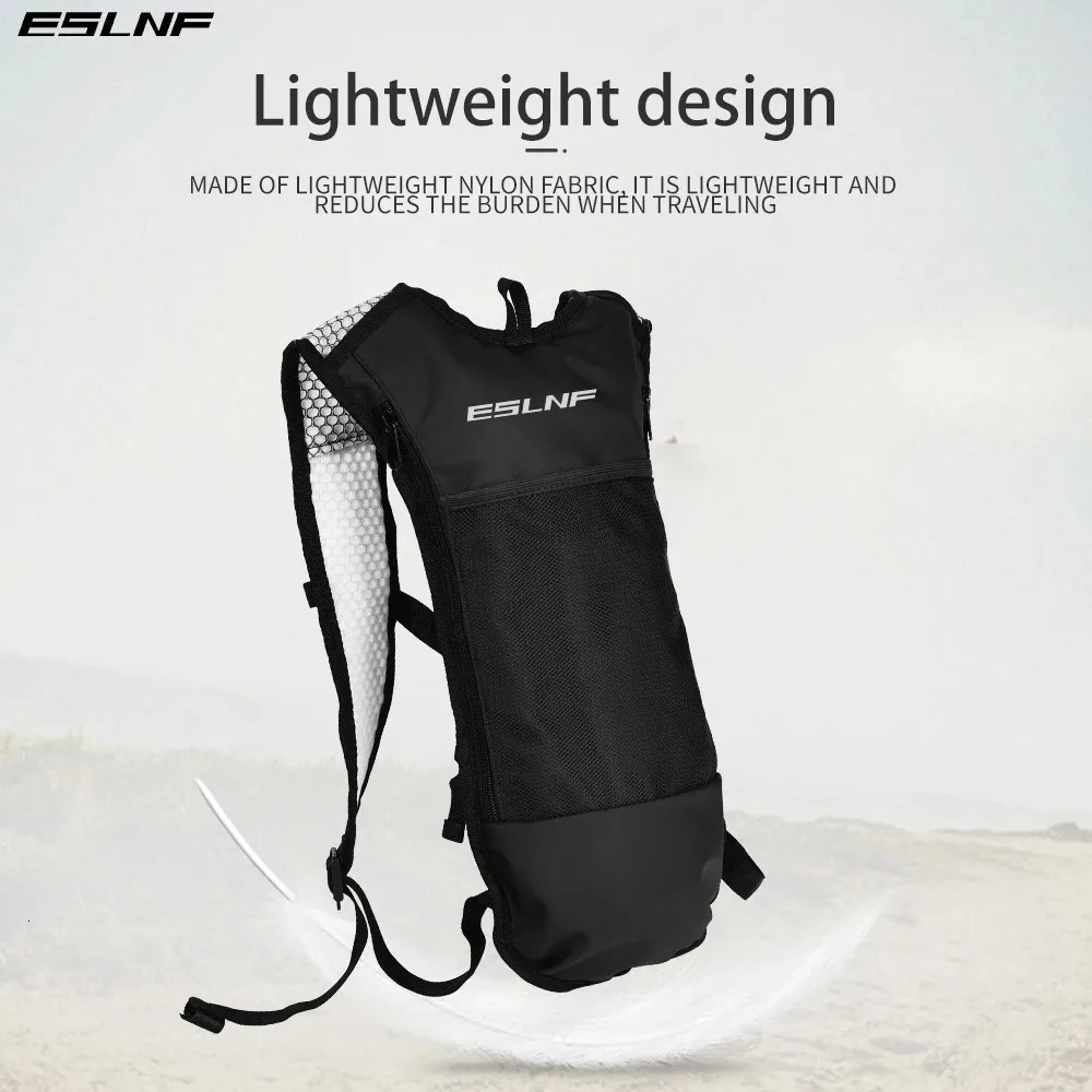 ESLNF Bike Bags Portable Water Backpack Large Capacity Cycling Water Bag Outdoor Sport Climbing Hiking Pouch Hydration Backpack 250214