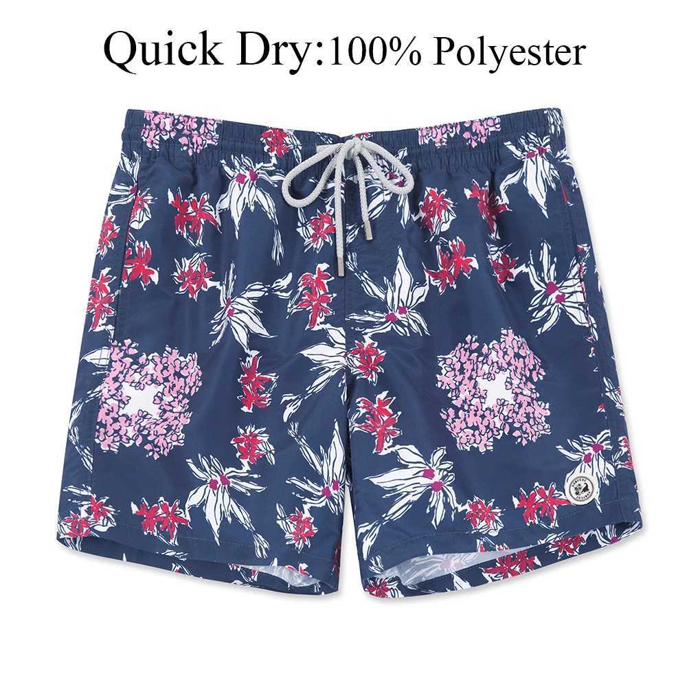 SURFCUZ Mens Swim Trunks Quick Dry Beach Board Shorts Swimwear Beachwear with Pockets and Mesh Lining Summer Mens Swim Shorts W250215